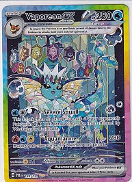 Vaporeon ex Prismatic Evolutions Special Illustration Rare 149/131