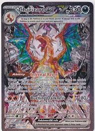 Charizard ex Illustration Rare Obsidian Flames 223/197 Pokemon Card