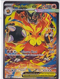 Mega Emboar ex Ascended Heroes Special Illustration Rare 273/217