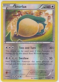 *HP* Snorlax Reverse Holo - Fates Collide 77/124 Pokemon Card