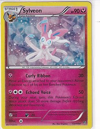 *LP* Sylveon Holo Rare - XY Furious Fists 72/111 Pokemon Card