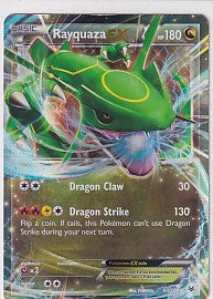 *HP* Rayquaza EX Ultra Rare - Roaring Skies 60/108 Pokemon Card