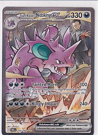 Team Rocket's Nidoking EX Special Illustration Rare - Destined Rivals 233/182 Pokemon Card