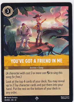 You've Got A Friend In Me 30/204 Super Rare Disney Lorcana Wilds Unknown