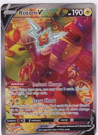 *MP* Rotom V Alternate Full Art 177/196 Pokemon Sword & Shield Lost Origin