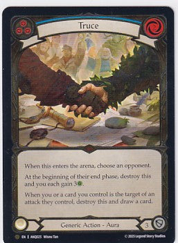Truce (Blue) (ANQ025) Flesh & Blood Compendium of Rathe - Antiquity Pack