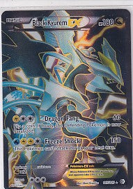 *LP* Black Kyurem EX Ultra Rare - Boundaries Crossed 145/149 Pokemon Card