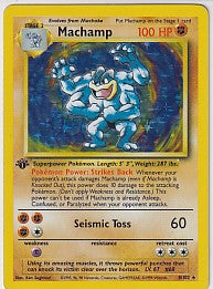 *HP* Machamp Holo Rare First Edition - Deck Exclusive 8/102 Pokemon Card