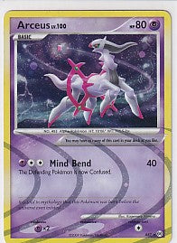 *HP* Arceus Holo Rare - Platinum Arceus AR7 Pokemon Card
