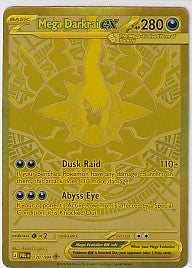 Mega Darkrai EX (Gold) Mega Hyper Rare - Pitch Black 120/084 Pokemon Card