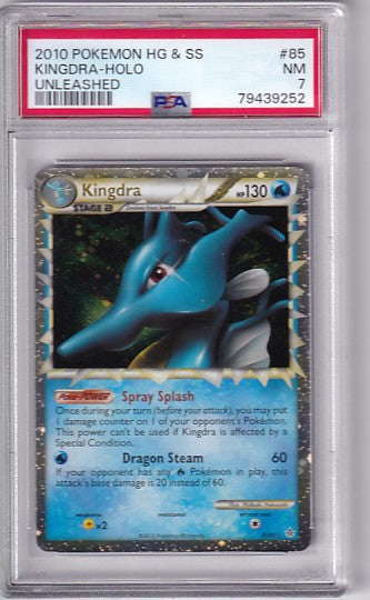 PSA 7 Kingdra (Prime) 85/95 Pokemon HeartGold SoulSilver Unleashed