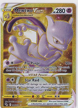 Mewtwo VSTAR 086/078 Pokemon Sword & Shield Pokemon Go (#1)