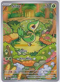 Snivy Illustration Rare - Black Bolt 087/086 Pokemon Card