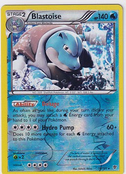 *LP* Blastoise 16/101 Pokemon Black & White Plasma Blast