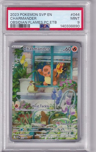 PSA 9 Charmander (Pokemon Center Exclusive) 044 Pokemon Scarlet & Violet Promo
