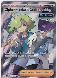 Ciphermaniac's Codebreaking (Supporter) Ultra Rare - Temporal Forces 198/162 Pokemon Card