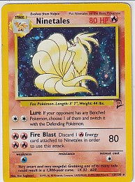 *DMG* Nintales Holo Rare - Base Set 2 13/130 Pokemon Card