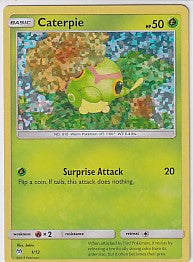 Caterpie Holo Promo - McDonald's Promo 1/12 Pokemon Card