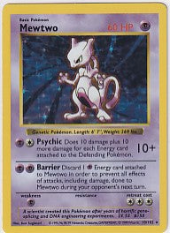 Mewtwo (LP) Base Set (Shadowless) Holo Rare 10