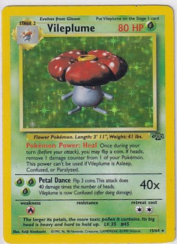 *HP* Vileplume 15/64 Pokemon Jungle