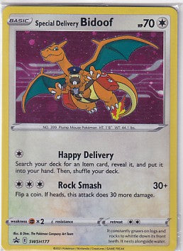 Special Delivery Bidoof SWSH177 Pokemon Sword & Shield Promo