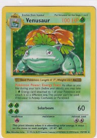 Venusaur (MP) Base Set (Shadowless) Holo Rare 15