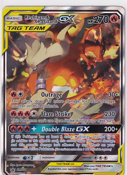 *MP* Reshiram & Charizard GX SM201 Pokemon Sun & Moon Promo (#2)