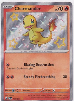 Charmander 109/091 Pokemon Scarlet & Violet Paldean Fates