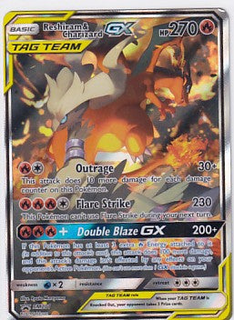 *MP* Reshiram & Charizard GX SM201 Pokemon Sun & Moon Promo (#3)