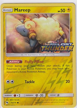 *HP* Mareep 75/214 Toys R Us Promo Pokemon Sun & Moon Lost Thunder #1