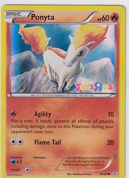 *LP* Ponyta 14/83 Toys R Us Promo Pokemon XY Generations