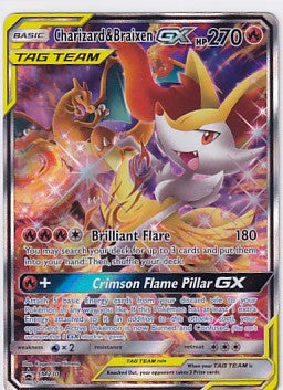 Charizard & Braizen GX Tag Team SM230 Pokemon Sun & Moon Promo