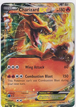 *LP* Charizard EX 12/106 Pokemon XY Flashfire