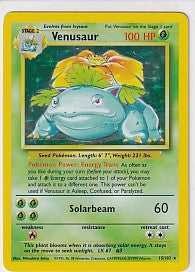 Venusaur (MP) Base Set (Unlimited) Holo Rare 15