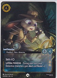 Judy Hopps Lead Detective Enchanted - Whispers In The Well 235/204 Lorcana Card