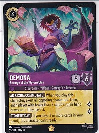 Demona Scourge of the Wyvern Clan Legendary - Whispers in the Well 55/204 Lorcana Card