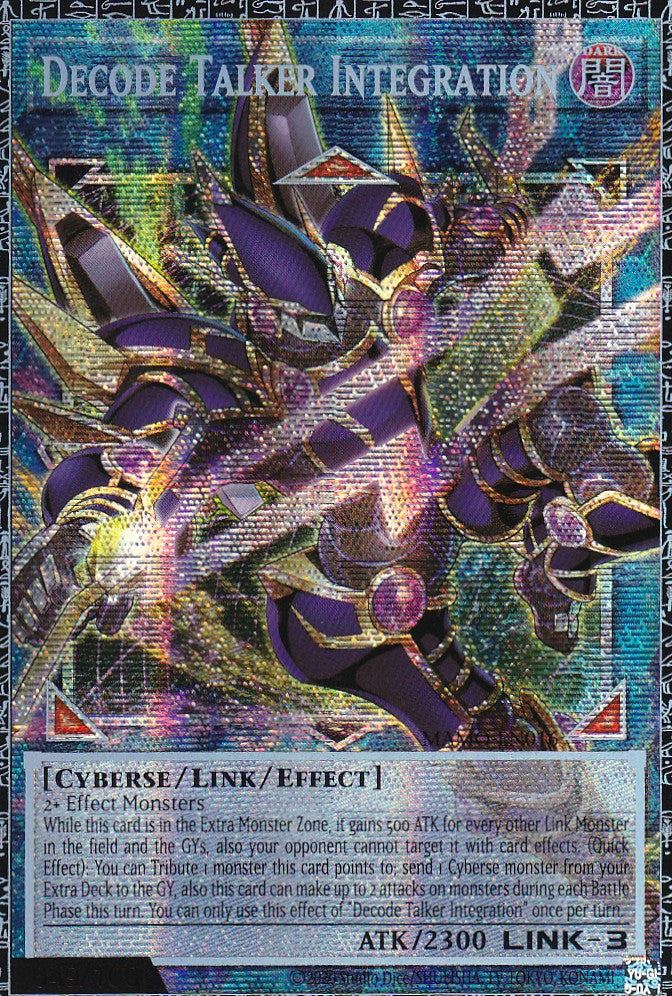 Decode Talker Integration 049/100 (GMR) Magnificent Monsters Grand Master Rare MAMO-EN016 - Yu-Gi-Oh! YuGiOh!