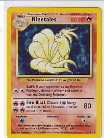 Ninetales (MP) Base Set (Unlimited) Holo Rare 12