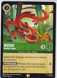 Mushu Stealthy Dragon Legendary - Attack of the Vine 97/207 Lorcana Card