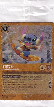 Stitch Carefree Snowboarder SEALED - Lorcana Promo 42/P3 Lorcana Card