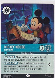 Mickey Mouse Bob Cratchit Epic - Winterspell 219/204 Lorcana Card
