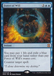 Force Of Will M 049/249 Eternal Masters Magic the Gathering Card