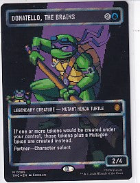 Donatello The Brains Borderless Surge Foil - Teenage Mutant Ninja Turtles M 85 Magic the Gathering Card