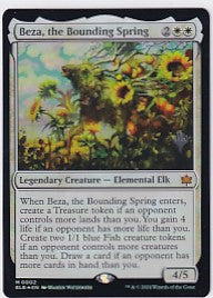 Beza, The Bounding Spring M 0002 Bloomburrow Promo Magic the Gathering Card