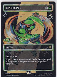 Super Combo Borderless Surge Foil - Teenage Mutant Ninja Turtles R 95 Magic the Gathering Card