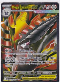 Mega Excadrill ex 103/084 Pokemon Mega Evolution Pitch Black
