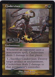 Cindervines Retro Frame Foil 281/500 - Ravnica Remastered 360 Magic the Gathering Card