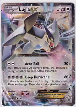 *HP* Lugia EX 68/98 Pokemon XY Ancient Origins