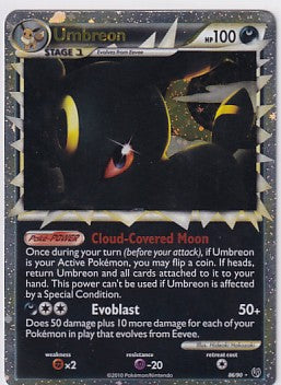 *LP* Umbreon (Prime) 86/90 Pokemon HeartGold SoulSilver Undaunted