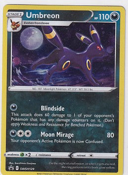 *LP* Umbreon SWSH129 Pokemon Sword & Shield Promo